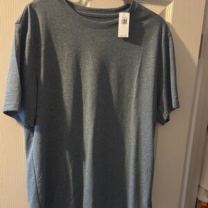 Old Navy Heather Blue Short Sleeve Tee